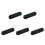5Pcs ABS Temporary Car Parking Cards with Reusable Adhesive Black 4
