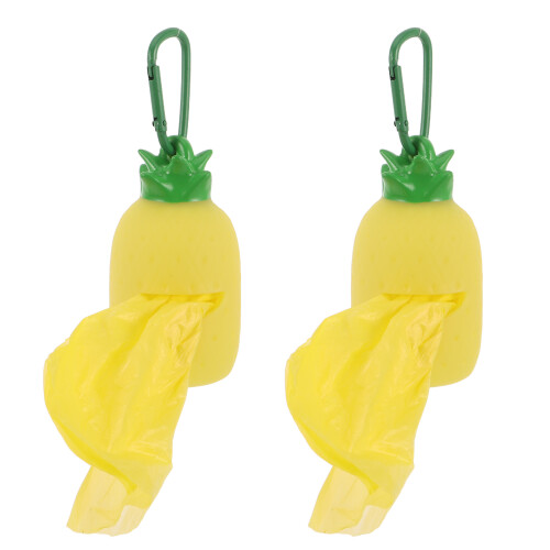 2Ensembles Support Crottes Clip Ananas Durable 2