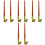 8Pièces Porte-Plume Oblique Multi Bois Et Fer Pour Étudiants 5