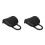 2Pièces Appui- Conducteur Réglable En PU Noir Résistant 7