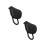 2Pièces Appui- Conducteur Réglable En PU Noir Résistant 4