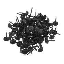 200Pièces Clous Ronds Noir Pour Mobiliers Vintage