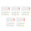 5Sets Herbruikbare Plastic Lijmflessen Met Fijne Tip En , Multi 6