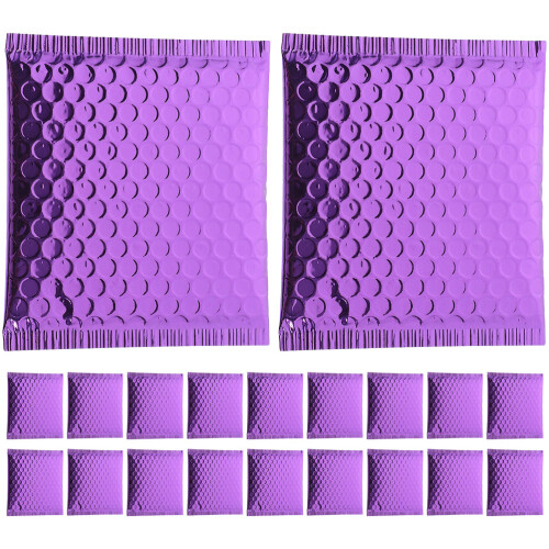 40Pièces À Bulles Violet Résistantes Pour Envoi 1