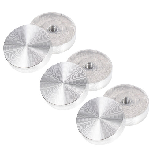 12Pièces Disques Ronds En Aluminium Argenté Usage 1