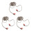 3Pcs Flexible Alloy Speaker Wire for Car Audio Systems 5