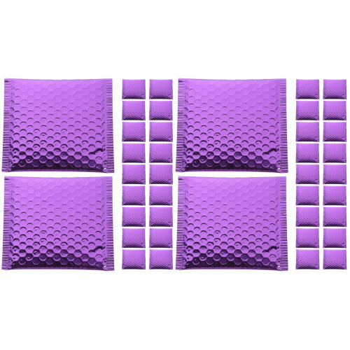 40Pièces À Bulles Violet Résistantes Pour Envoi 2