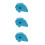 3Pcs Handheld Masking Tape Tool Blue Ergonomic Grip for Home Use 3