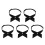 5St Donkerblauwe Polyester Strikdas Cosplay En 6
