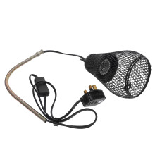 3Pcs Black Metal Dome Lamp Shade for Reptile Heat Lamp Protection
