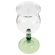 3St Groene Kralen Wijnglazen, Met Steel Voor Kerst En Partijen