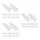 30St Plastic Staartkralen Beige Voor Diverse Types 5