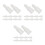 30St Plastic Staartkralen Beige Voor Diverse Types 6