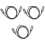 3Pièces Câble Extension Cuivre PVC Stable Pour Ordinateur 5