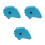 3Pcs Handheld Masking Tape Tool Blue Ergonomic Grip for Home Use 4