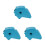 3Pcs Handheld Masking Tape Tool Blue Ergonomic Grip for Home Use 7