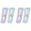 4Pièces Règle Mesure Bébé ABS Colorée Et 4