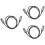 3Pièces Câble Extension Cuivre PVC Stable Pour Ordinateur 8