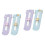 4Pièces Règle Mesure Bébé ABS Colorée Et 6