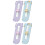 4Pièces Règle Mesure Bébé ABS Colorée Et 7