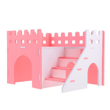 4St Roze PVC Knaagdierhuisje Hamsters En Cavia's Decoratief