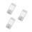 3Pcs Rechargeable Makeup Brush Cleaning Machine USB Transparent Design 8