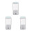 3Pcs Rechargeable Makeup Brush Cleaning Machine USB Transparent Design 4