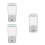 3Pcs Rechargeable Makeup Brush Cleaning Machine USB Transparent Design 9