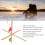 3er Set Eisschwimmer-Flags Winter Outdoor River Tip Up Flags Pine ABS Stahl 8