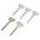 Tube Key Squeezer Aluminium Alloy Sturdy Aluminium Alloy Wide Application Stackable Design Hook Type Design Recyclable And Reusable Practical Tool 2