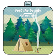 Extra Large Family Portable Picnic Blankets, Foldable Waterproof Sandproof, with Tote, for Camping Beach Travel Hiking Grass(Color 26,200 * 200cm)