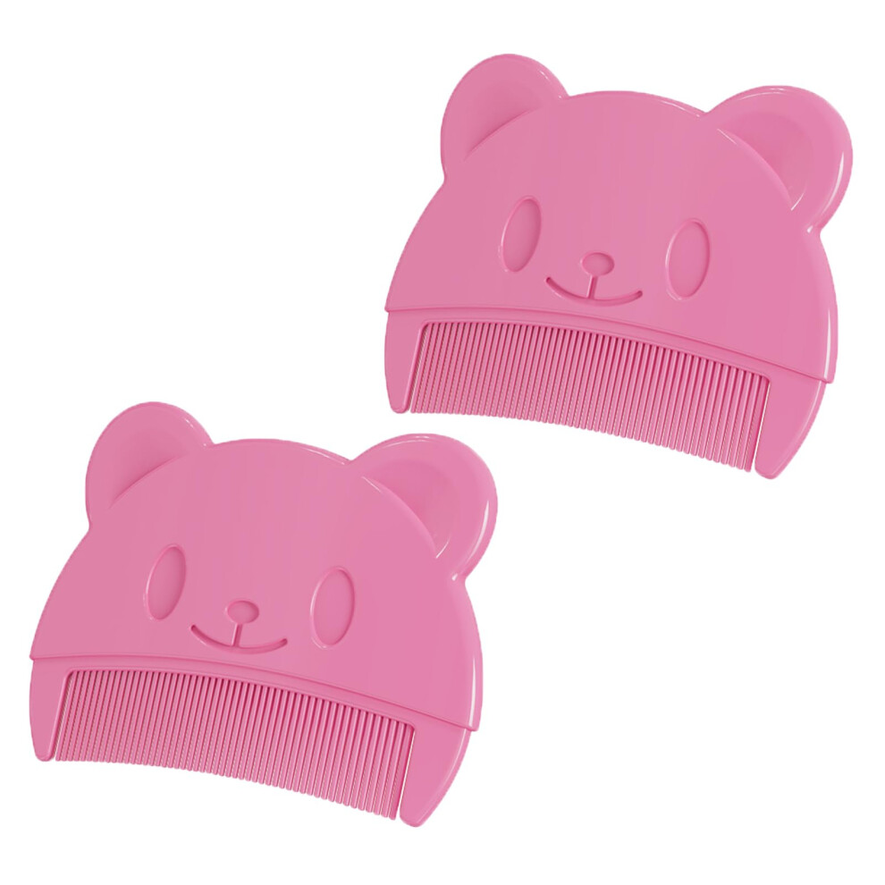 2Pcs Cute Baby Cradle Cap Comb Ergonomic Baby Hair Brush Comb Lightweight Baby Shampoo Brush for Newborns Infants Combing hair