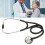Adjustable Single Head Cardiology Stethoscope with Comfortable Earplugs 16