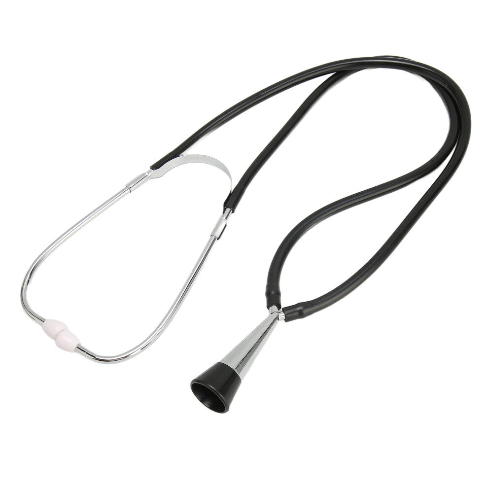 Black Aluminum Alloy Soft Fetal Heart Stethoscope For Pregnant Monitoring