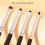 4pcs Eye Shadow & Eyeline Brush Kit Soft Handle Comfortable Makeup Tools 2
