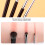 4pcs Eye Shadow & Eyeline Brush Kit Soft Handle Comfortable Makeup Tools 7