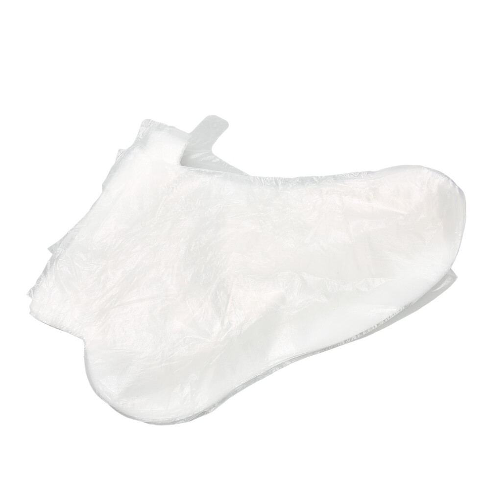100pcs Paraffin Wax Feet Covers Disposable Plastic Bath Liners