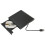 Portable Dvd Writer for Movies, Plug And Play Multi Purpose Disc Reader Compatible with Mac Windows Linux Ultra Thin (Black) 1