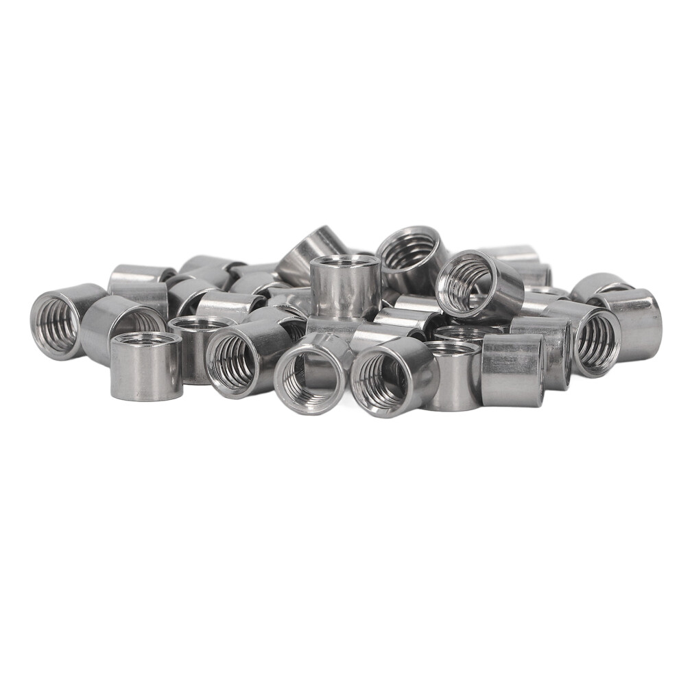 50Pcs M8 Thread Coupling Nuts For Pipe And Equipment Repair Stainless 8721371959583