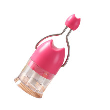 Gemakkelijk schoon te maken handmatige knoflookpers met-Roze