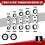 5-piece Flex-Head Stubby ratchet combination wrench set, mini wrench set, double box head Flex-Head 5