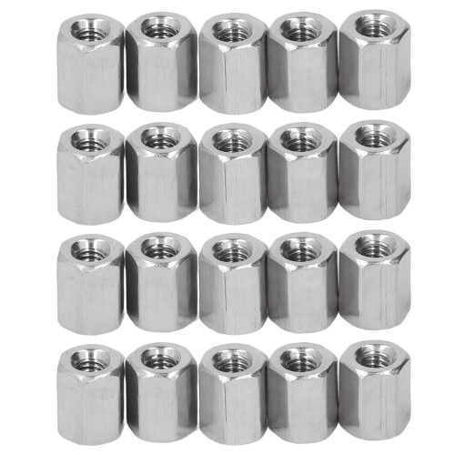 Durable 20PCS M4 Hex Connector Nuts Stainless Steel for Installation 1
