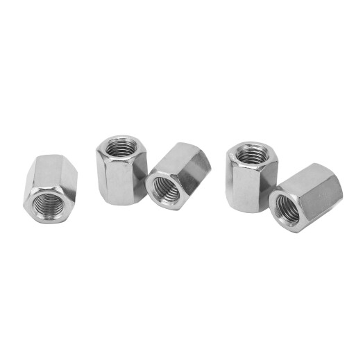 5Pcs M16 Stainless Steel Hex Coupling Nut Set, Rustproof 30mm 2