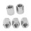 5Pcs M16 Stainless Steel Hex Coupling Nut Set, Rustproof 30mm 7