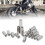 20Pcs M5 x 0.8-8-L20mm Stainless Steel Hex Coupling Nuts, Rustproof Silver 4