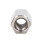 304 SS Rust-Proof M5 Hex Coupling Nuts 20Pcs Threaded Silver Set 4