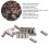 304 SS Rust-Proof M5 Hex Coupling Nuts 20Pcs Threaded Silver Set 3