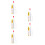 5Sets Offene Beading Nadeln Mit Für Einfaches Perlenfädeln Bunt 5