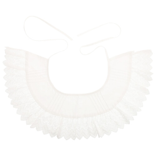 4Stk Weißer Damen Strick Fake Cape