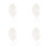 4Stk Weißer Damen Strick Fake Cape 8